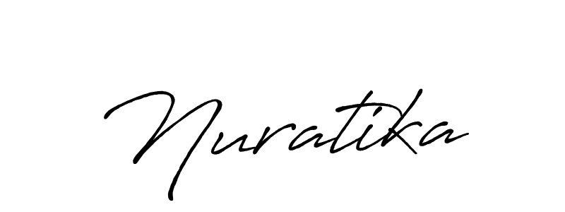 Once you've used our free online signature maker to create your best signature Antro_Vectra_Bolder style, it's time to enjoy all of the benefits that Nuratika name signing documents. Nuratika signature style 7 images and pictures png