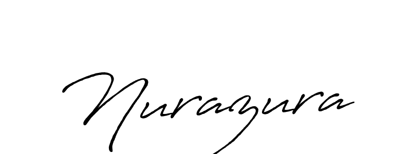 if you are searching for the best signature style for your name Nurazura. so please give up your signature search. here we have designed multiple signature styles  using Antro_Vectra_Bolder. Nurazura signature style 7 images and pictures png
