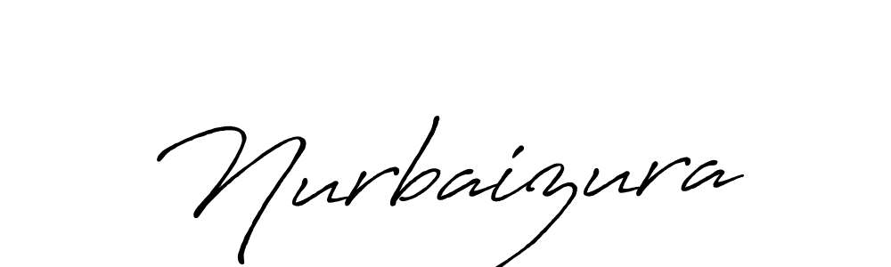 Nurbaizura stylish signature style. Best Handwritten Sign (Antro_Vectra_Bolder) for my name. Handwritten Signature Collection Ideas for my name Nurbaizura. Nurbaizura signature style 7 images and pictures png