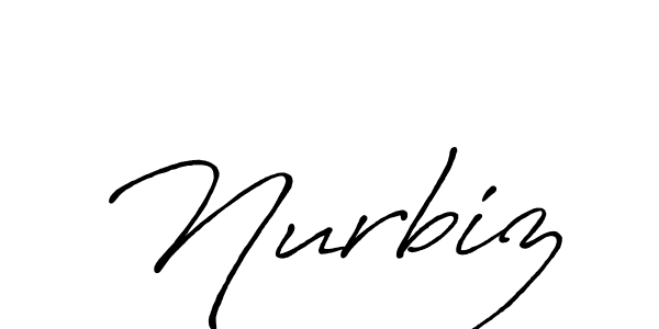 Create a beautiful signature design for name Nurbiz. With this signature (Antro_Vectra_Bolder) fonts, you can make a handwritten signature for free. Nurbiz signature style 7 images and pictures png