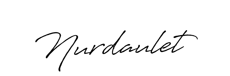 Use a signature maker to create a handwritten signature online. With this signature software, you can design (Antro_Vectra_Bolder) your own signature for name Nurdaulet. Nurdaulet signature style 7 images and pictures png