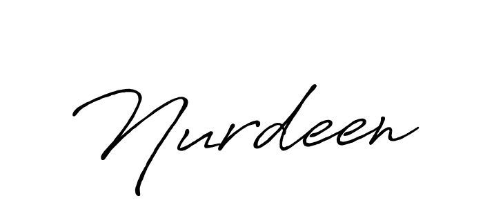 It looks lik you need a new signature style for name Nurdeen. Design unique handwritten (Antro_Vectra_Bolder) signature with our free signature maker in just a few clicks. Nurdeen signature style 7 images and pictures png