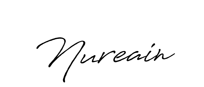 How to make Nureain name signature. Use Antro_Vectra_Bolder style for creating short signs online. This is the latest handwritten sign. Nureain signature style 7 images and pictures png