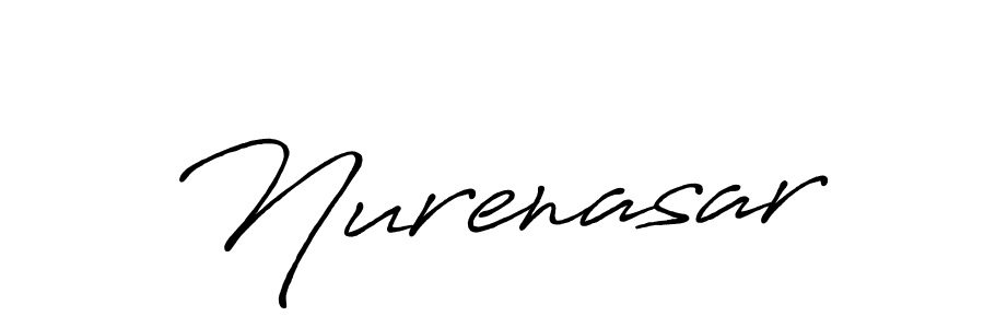 Create a beautiful signature design for name Nurenasar. With this signature (Antro_Vectra_Bolder) fonts, you can make a handwritten signature for free. Nurenasar signature style 7 images and pictures png