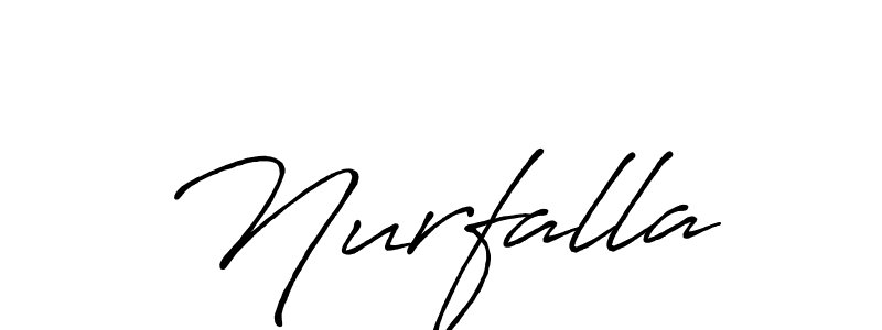 Also we have Nurfalla name is the best signature style. Create professional handwritten signature collection using Antro_Vectra_Bolder autograph style. Nurfalla signature style 7 images and pictures png