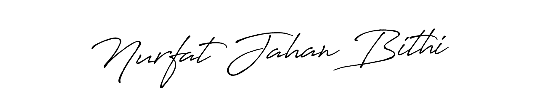 Also we have Nurfat Jahan Bithi name is the best signature style. Create professional handwritten signature collection using Antro_Vectra_Bolder autograph style. Nurfat Jahan Bithi signature style 7 images and pictures png