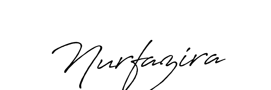 You should practise on your own different ways (Antro_Vectra_Bolder) to write your name (Nurfazira) in signature. don't let someone else do it for you. Nurfazira signature style 7 images and pictures png