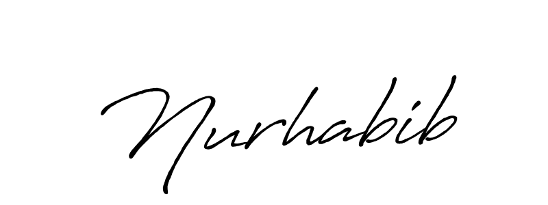 You should practise on your own different ways (Antro_Vectra_Bolder) to write your name (Nurhabib) in signature. don't let someone else do it for you. Nurhabib signature style 7 images and pictures png