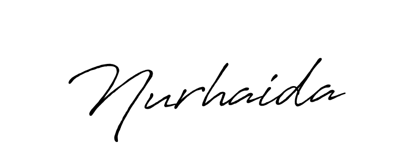 How to make Nurhaida signature? Antro_Vectra_Bolder is a professional autograph style. Create handwritten signature for Nurhaida name. Nurhaida signature style 7 images and pictures png