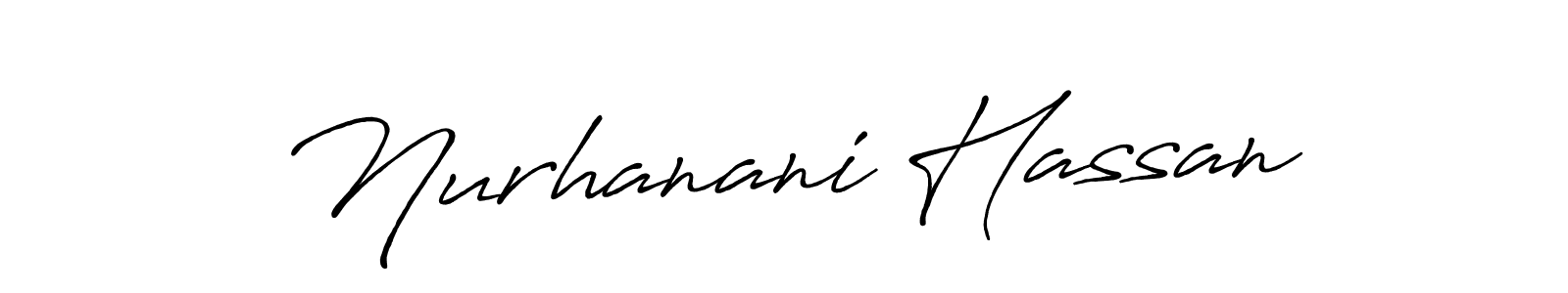 Make a beautiful signature design for name Nurhanani Hassan. Use this online signature maker to create a handwritten signature for free. Nurhanani Hassan signature style 7 images and pictures png