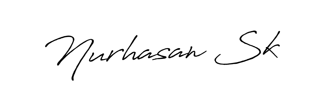 Design your own signature with our free online signature maker. With this signature software, you can create a handwritten (Antro_Vectra_Bolder) signature for name Nurhasan Sk. Nurhasan Sk signature style 7 images and pictures png