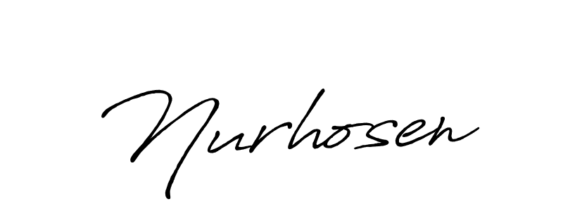 Create a beautiful signature design for name Nurhosen. With this signature (Antro_Vectra_Bolder) fonts, you can make a handwritten signature for free. Nurhosen signature style 7 images and pictures png