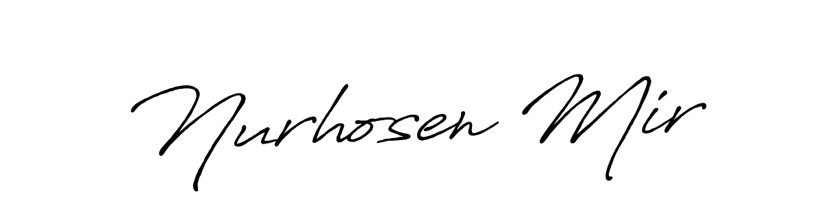 Also You can easily find your signature by using the search form. We will create Nurhosen Mir name handwritten signature images for you free of cost using Antro_Vectra_Bolder sign style. Nurhosen Mir signature style 7 images and pictures png