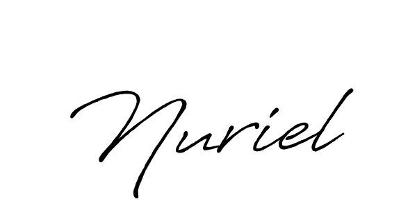 Make a beautiful signature design for name Nuriel. Use this online signature maker to create a handwritten signature for free. Nuriel signature style 7 images and pictures png