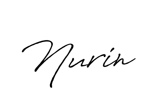 The best way (Antro_Vectra_Bolder) to make a short signature is to pick only two or three words in your name. The name Nurin include a total of six letters. For converting this name. Nurin signature style 7 images and pictures png