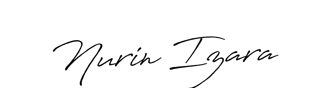 How to make Nurin Izara signature? Antro_Vectra_Bolder is a professional autograph style. Create handwritten signature for Nurin Izara name. Nurin Izara signature style 7 images and pictures png