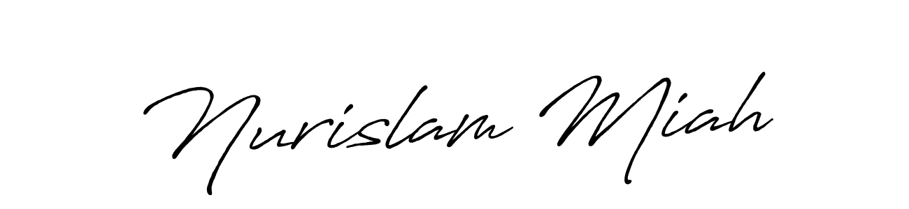 Use a signature maker to create a handwritten signature online. With this signature software, you can design (Antro_Vectra_Bolder) your own signature for name Nurislam Miah. Nurislam Miah signature style 7 images and pictures png