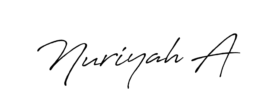 Best and Professional Signature Style for Nuriyah A. Antro_Vectra_Bolder Best Signature Style Collection. Nuriyah A signature style 7 images and pictures png