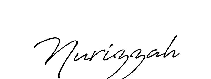 How to make Nurizzah signature? Antro_Vectra_Bolder is a professional autograph style. Create handwritten signature for Nurizzah name. Nurizzah signature style 7 images and pictures png