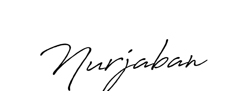 You should practise on your own different ways (Antro_Vectra_Bolder) to write your name (Nurjaban) in signature. don't let someone else do it for you. Nurjaban signature style 7 images and pictures png