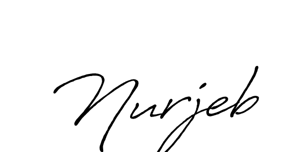 This is the best signature style for the Nurjeb name. Also you like these signature font (Antro_Vectra_Bolder). Mix name signature. Nurjeb signature style 7 images and pictures png