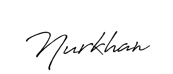 How to make Nurkhan signature? Antro_Vectra_Bolder is a professional autograph style. Create handwritten signature for Nurkhan name. Nurkhan signature style 7 images and pictures png