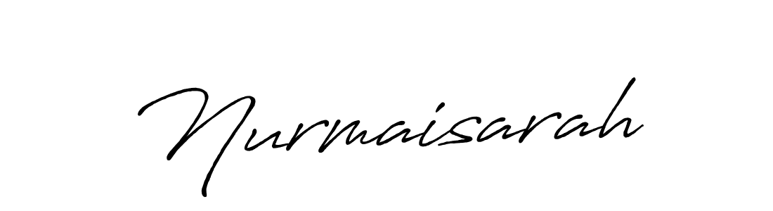 Also we have Nurmaisarah name is the best signature style. Create professional handwritten signature collection using Antro_Vectra_Bolder autograph style. Nurmaisarah signature style 7 images and pictures png