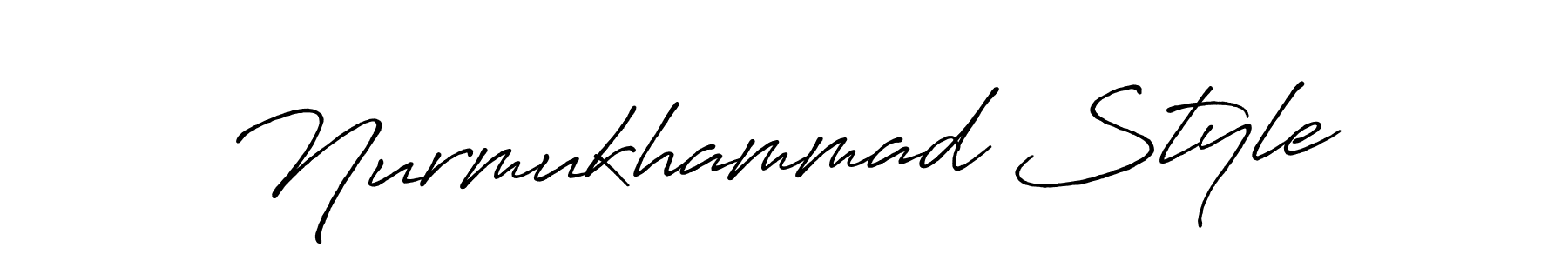 It looks lik you need a new signature style for name Nurmukhammad Style. Design unique handwritten (Antro_Vectra_Bolder) signature with our free signature maker in just a few clicks. Nurmukhammad Style signature style 7 images and pictures png