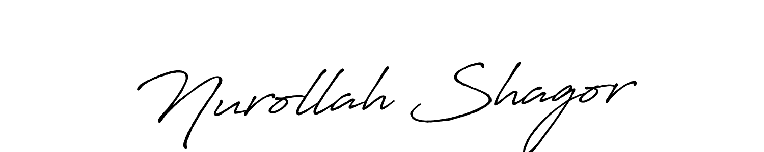 Also You can easily find your signature by using the search form. We will create Nurollah Shagor name handwritten signature images for you free of cost using Antro_Vectra_Bolder sign style. Nurollah Shagor signature style 7 images and pictures png