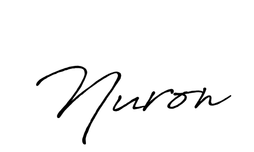 How to Draw Nuron signature style? Antro_Vectra_Bolder is a latest design signature styles for name Nuron. Nuron signature style 7 images and pictures png