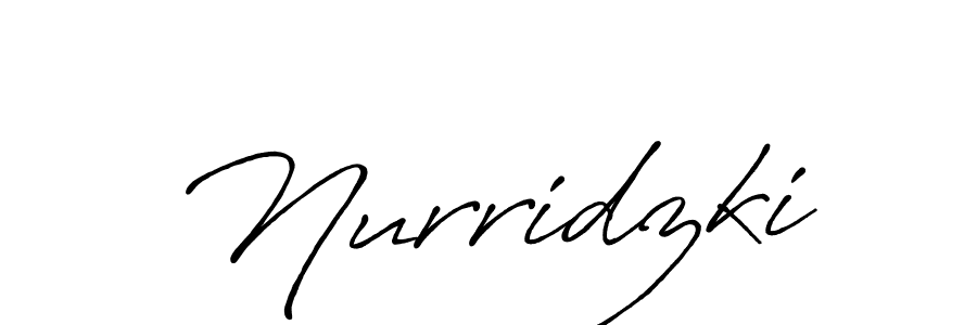 Also You can easily find your signature by using the search form. We will create Nurridzki name handwritten signature images for you free of cost using Antro_Vectra_Bolder sign style. Nurridzki signature style 7 images and pictures png