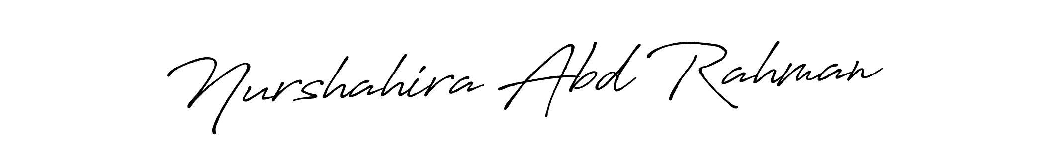 Make a beautiful signature design for name Nurshahira Abd Rahman. Use this online signature maker to create a handwritten signature for free. Nurshahira Abd Rahman signature style 7 images and pictures png