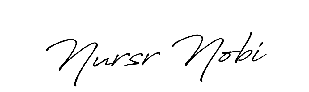 if you are searching for the best signature style for your name Nursr Nobi. so please give up your signature search. here we have designed multiple signature styles  using Antro_Vectra_Bolder. Nursr Nobi signature style 7 images and pictures png