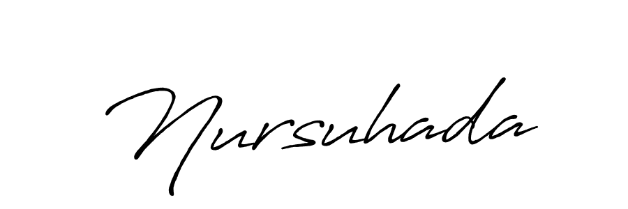 Antro_Vectra_Bolder is a professional signature style that is perfect for those who want to add a touch of class to their signature. It is also a great choice for those who want to make their signature more unique. Get Nursuhada name to fancy signature for free. Nursuhada signature style 7 images and pictures png