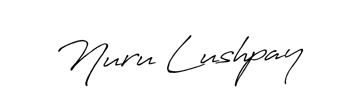 How to make Nuru Lushpay signature? Antro_Vectra_Bolder is a professional autograph style. Create handwritten signature for Nuru Lushpay name. Nuru Lushpay signature style 7 images and pictures png