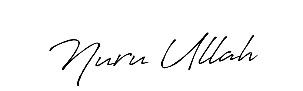 Here are the top 10 professional signature styles for the name Nuru Ullah. These are the best autograph styles you can use for your name. Nuru Ullah signature style 7 images and pictures png