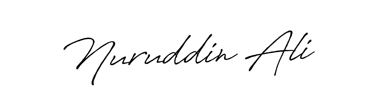 Also You can easily find your signature by using the search form. We will create Nuruddin Ali name handwritten signature images for you free of cost using Antro_Vectra_Bolder sign style. Nuruddin Ali signature style 7 images and pictures png