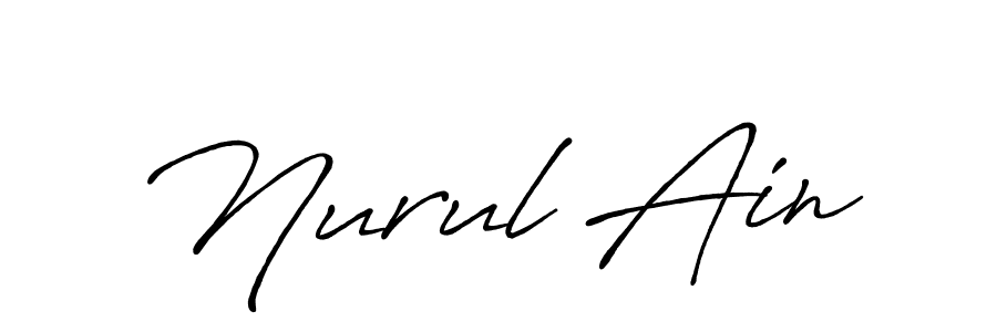 How to Draw Nurul Ain signature style? Antro_Vectra_Bolder is a latest design signature styles for name Nurul Ain. Nurul Ain signature style 7 images and pictures png