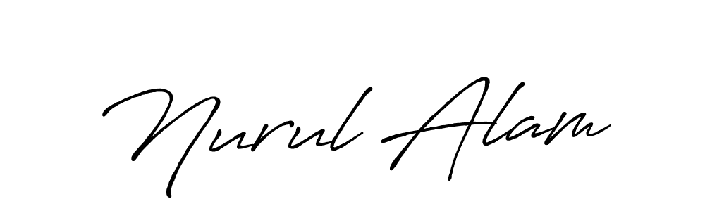 if you are searching for the best signature style for your name Nurul Alam. so please give up your signature search. here we have designed multiple signature styles  using Antro_Vectra_Bolder. Nurul Alam signature style 7 images and pictures png