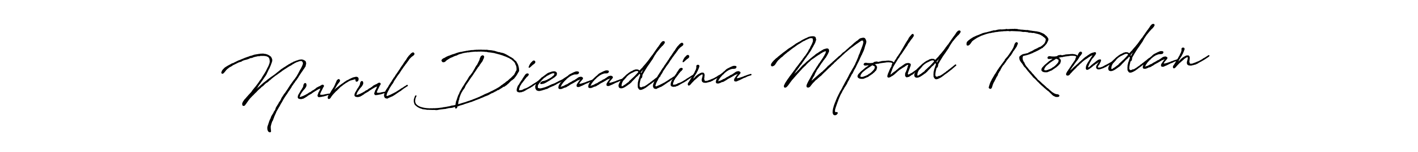 It looks lik you need a new signature style for name Nurul Dieaadlina Mohd Romdan. Design unique handwritten (Antro_Vectra_Bolder) signature with our free signature maker in just a few clicks. Nurul Dieaadlina Mohd Romdan signature style 7 images and pictures png