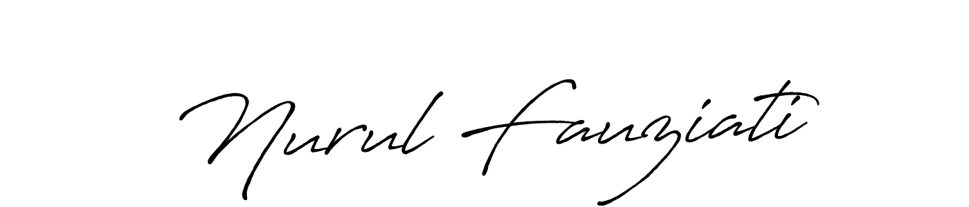 This is the best signature style for the Nurul Fauziati name. Also you like these signature font (Antro_Vectra_Bolder). Mix name signature. Nurul Fauziati signature style 7 images and pictures png