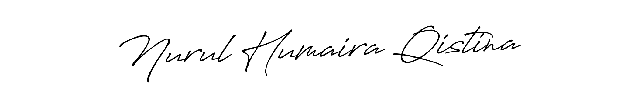 You should practise on your own different ways (Antro_Vectra_Bolder) to write your name (Nurul Humaira Qistina) in signature. don't let someone else do it for you. Nurul Humaira Qistina signature style 7 images and pictures png