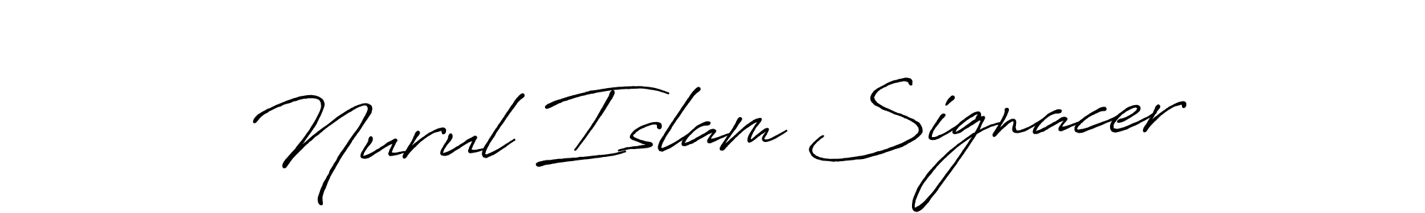Design your own signature with our free online signature maker. With this signature software, you can create a handwritten (Antro_Vectra_Bolder) signature for name Nurul Islam Signacer. Nurul Islam Signacer signature style 7 images and pictures png