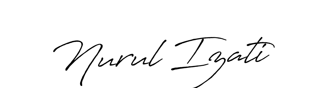 Also You can easily find your signature by using the search form. We will create Nurul Izati name handwritten signature images for you free of cost using Antro_Vectra_Bolder sign style. Nurul Izati signature style 7 images and pictures png