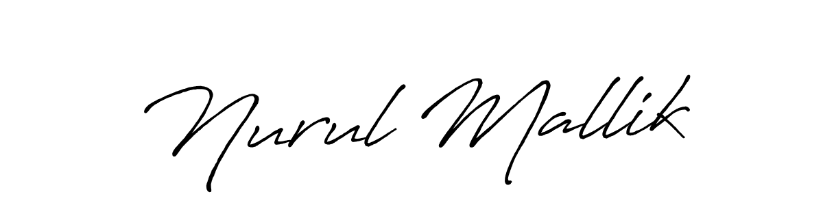 Make a beautiful signature design for name Nurul Mallik. Use this online signature maker to create a handwritten signature for free. Nurul Mallik signature style 7 images and pictures png