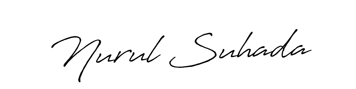 Make a short Nurul Suhada signature style. Manage your documents anywhere anytime using Antro_Vectra_Bolder. Create and add eSignatures, submit forms, share and send files easily. Nurul Suhada signature style 7 images and pictures png