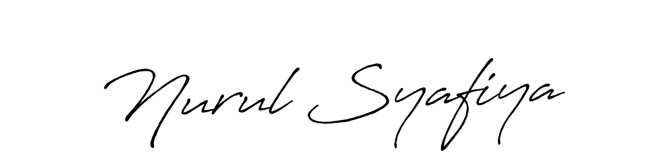 Once you've used our free online signature maker to create your best signature Antro_Vectra_Bolder style, it's time to enjoy all of the benefits that Nurul Syafiya name signing documents. Nurul Syafiya signature style 7 images and pictures png