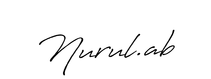Once you've used our free online signature maker to create your best signature Antro_Vectra_Bolder style, it's time to enjoy all of the benefits that Nurul.ab name signing documents. Nurul.ab signature style 7 images and pictures png