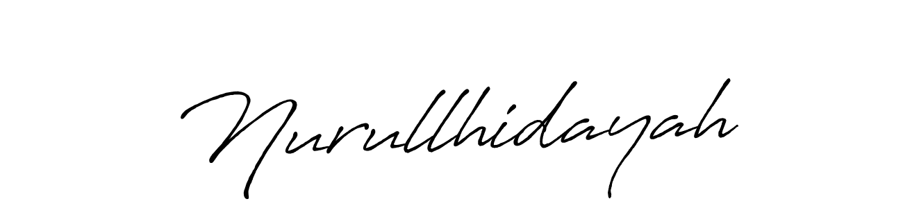Similarly Antro_Vectra_Bolder is the best handwritten signature design. Signature creator online .You can use it as an online autograph creator for name Nurullhidayah. Nurullhidayah signature style 7 images and pictures png