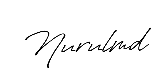 How to make Nurulmd name signature. Use Antro_Vectra_Bolder style for creating short signs online. This is the latest handwritten sign. Nurulmd signature style 7 images and pictures png